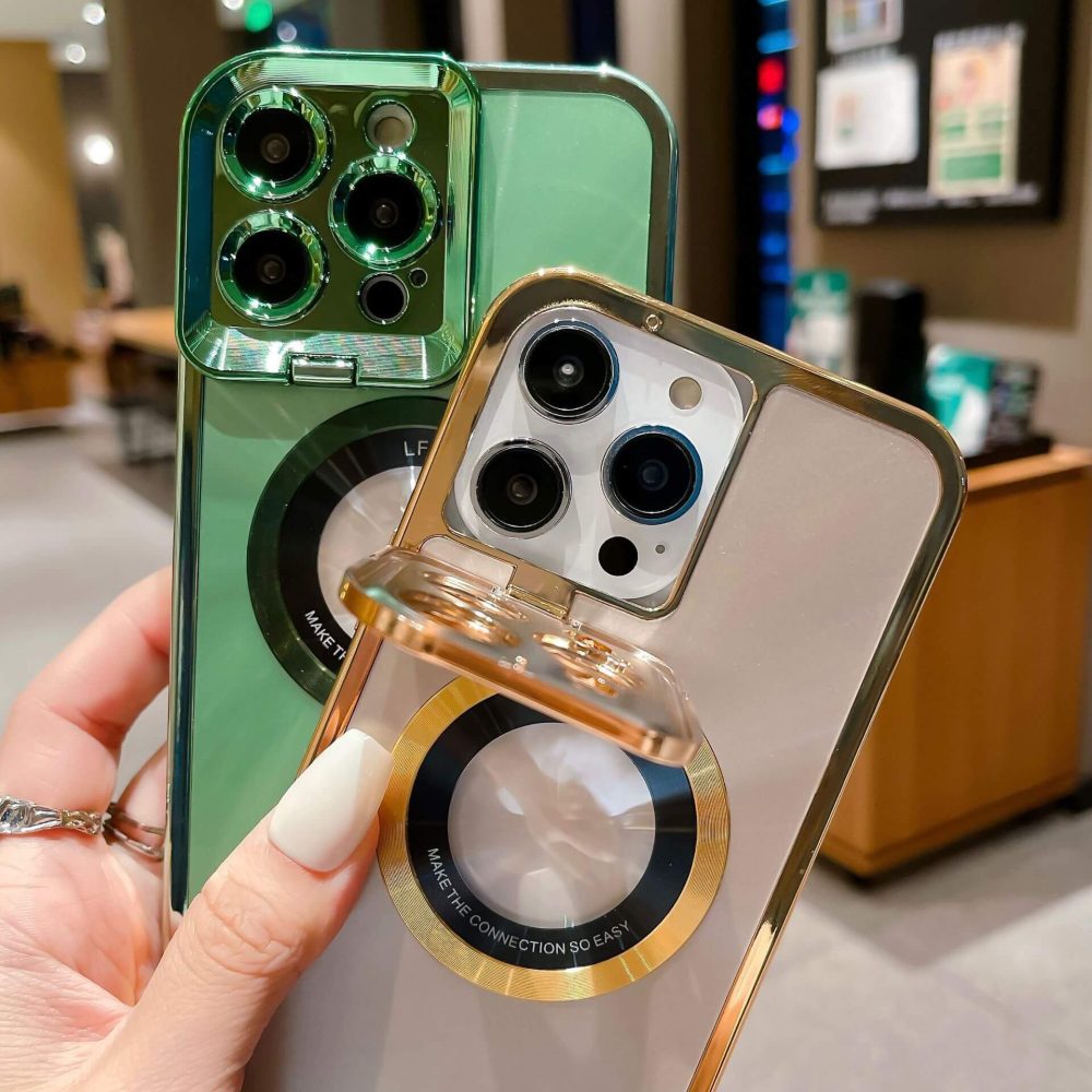 Magnetic iPhone case with lens mount