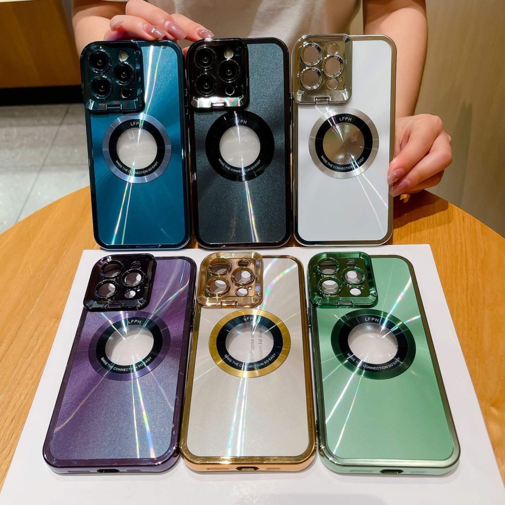 Magnetic iPhone case with lens mount