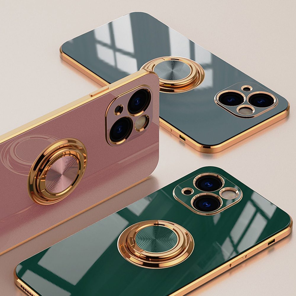 Plated iPhone Case with Ring